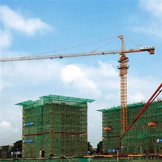 65mブーム長さハンマーヘッドタワークレーン